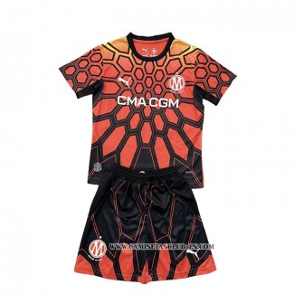 Camiseta Primera Olympique Marsella Portero Nino 26-27
