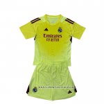 Camiseta Real Madrid Portero Nino 25-26 Amarillo