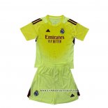 Camiseta Real Madrid Portero Nino 25-26 Amarillo