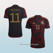 Camiseta Segunda Alemania Jugador Moukoko 2022