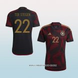 Camiseta Segunda Alemania Jugador Ter Stegen 2022