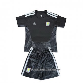 Camiseta Segunda Aston Villa Portero Nino 26-27