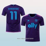 Camiseta Segunda Charlotte FC Jugador Swiderski 23-24