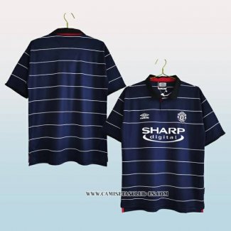 Camiseta Segunda Manchester United Retro 99-00