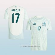 Camiseta Segunda Mexico Jugador Orbelin 2024