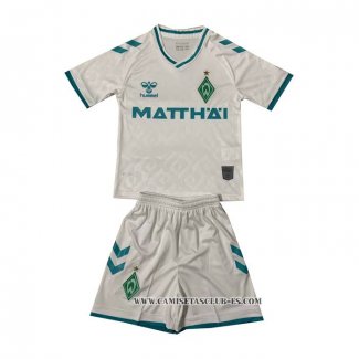 Camiseta Segunda Werder Bremen Nino 23-24