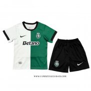 Camiseta Sporting Special Nino 25-26 Blanco Verde