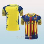 Camiseta de Entrenamiento Barcelona 23-24 Amarillo y Azul