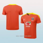 Camiseta de Entrenamiento Brasil 25-26 Naranja