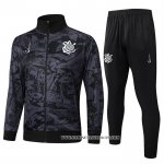 Chandal de Chaqueta del Corinthians 25-26 Negro