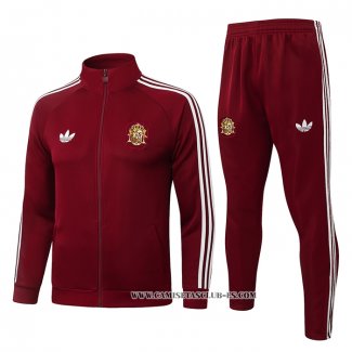 Chandal de Chaqueta del Espana Nino 26-27 Rojo