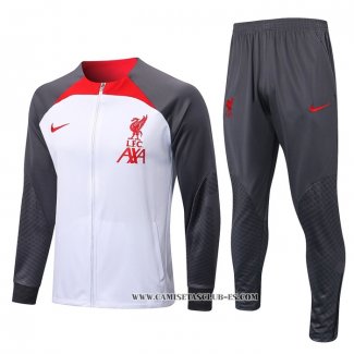 Chandal de Chaqueta del Liverpool 22-23 Blanco