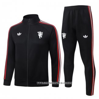 Chandal de Chaqueta del Manchester United 26-27 Negro