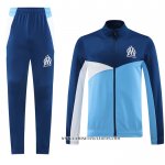 Chandal de Chaqueta del Olympique Marsella 24-25 Azul