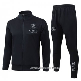 Chandal de Chaqueta del Paris Saint-Germain Jordan 25-26 Negro