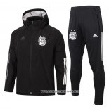 Chandal de Rompevientos del Argentina 2021 Negro