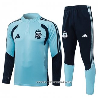 Chandal de Sudadera del Argentina 25-26 Azul Negro