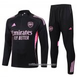 Chandal de Sudadera del Arsenal 25-26 Negro Rosa