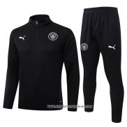 Chandal de Sudadera del Manchester City 25-26 Negro