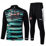 Chandal de Sudadera del Portugal 25-26 Verde