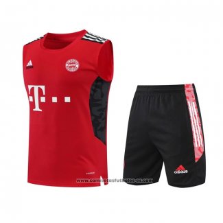 Chandal del Bayern Munich 22-23 Sin Mangas Rojo