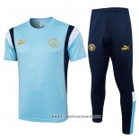 Chandal del Manchester City 23-24 Manga Corta Azul