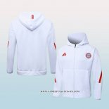 Chaqueta con Capucha del Bayern Munich 25-26 Blanco