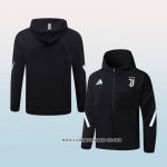 Chaqueta con Capucha del Juventus 25-26 Negro