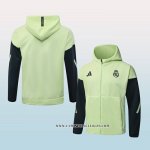 Chaqueta con Capucha del Real Madrid 25-26 Verde