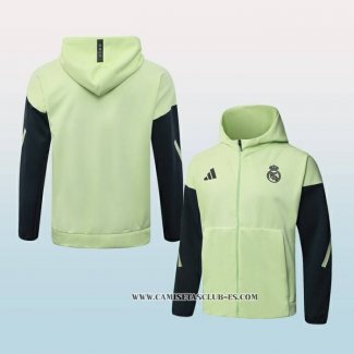 Chaqueta con Capucha del Real Madrid 25-26 Verde