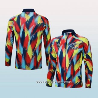 Chaqueta del Arsenal 25-26 Rojo Azul Amarillo