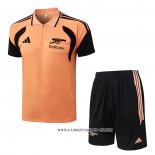 Conjunto Polo del Arsenal 26-27 Naranja