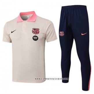 Conjunto Polo del Barcelona 25-26 Amarillo