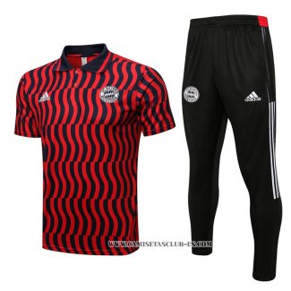 Conjunto Polo del Bayern Munich 22-23 Rojo