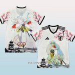 Tailandia Camiseta Japon Anime 25-26 Blanco