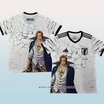 Tailandia Camiseta Japon Anime ONE PIECE 24-25 Blanco