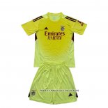 Camiseta Benfica Portero Nino 25-26 Amarillo