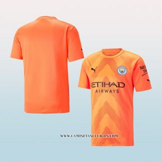 Camiseta Manchester City Portero 22-23 Naranja