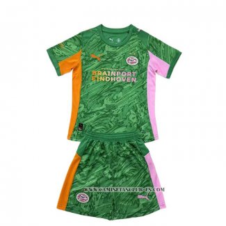 Camiseta PSV Portero Nino 25-26 Verde