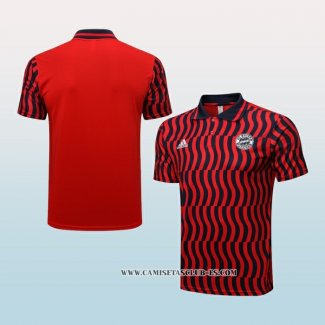 Camiseta Polo del Bayern Munich 22-23 Rojo