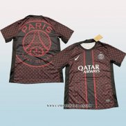 Camiseta Pre Partido del Paris Saint-Germain 25-26 Negro Rojo