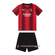 Camiseta Primera AC Milan Nino 23-24