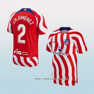 Camiseta Primera Atletico Madrid Jugador J.M.Gimenez 22-23