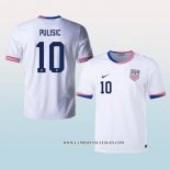 Camiseta Primera Estados Unidos Jugador Pulisic 2024