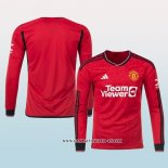 Camiseta Primera Manchester United 23-24 Manga Larga