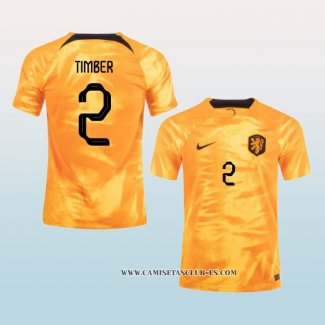 Camiseta Primera Paises Bajos Jugador Timber 2022