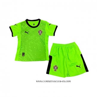 Camiseta Primera Portugal Portero Nino 2025