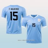 Camiseta Primera Uruguay Jugador F.Valverde 2022