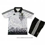 Camiseta Real Madrid Dragon Nino 25-26 Gris