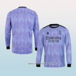Camiseta Segunda Real Madrid 22-23 Manga Larga